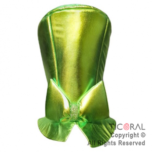 SOMBRERO GALERON METAL LISO CON MO�O VERDE MANZANA x 1